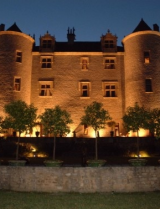 Chateau Lagrezette at night