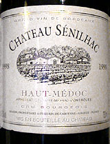 Chateau Senilhac label